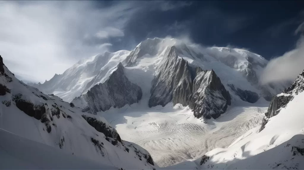 différents types de vols en hélicoptère au-dessus du Mont Blanc